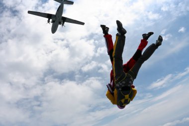 skydiving fotoğraf