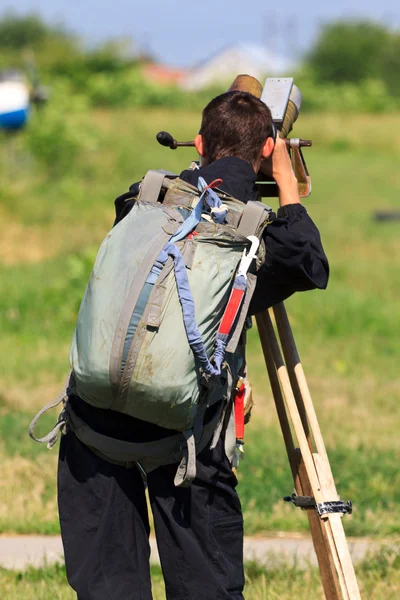 Skydiving foto — Foto Stock