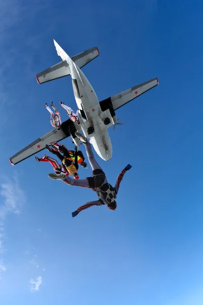 Skydiving foto — Foto Stock
