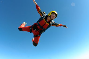 Skydiving photo clipart