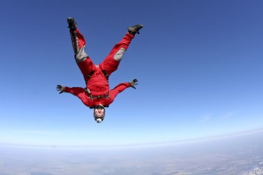 Skydiving photo clipart