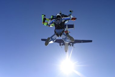 skydiving fotoğraf