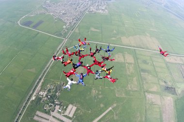 skydiving fotoğraf