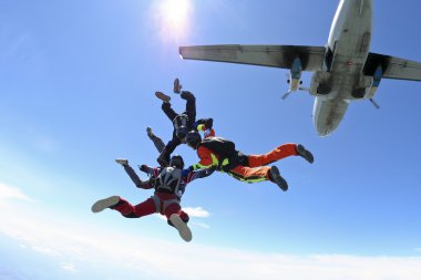 skydiving fotoğraf