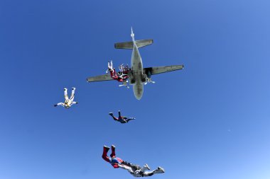 skydiving fotoğraf