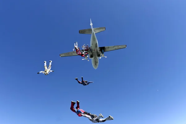 Skydiving foto — Foto Stock