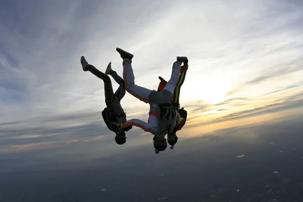 Fallschirmsprung-Foto — Stockfoto