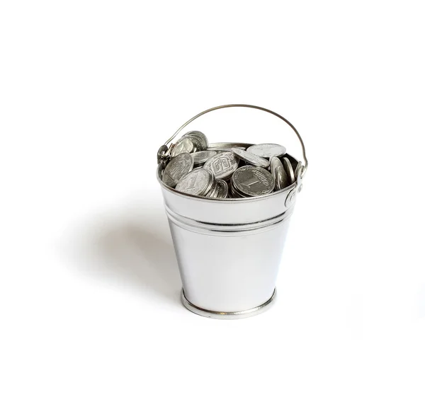 Mince v kbelíku — Stock fotografie