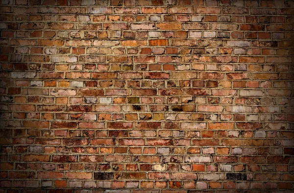 Textura da parede de tijolo ou fundo — Fotografia de Stock