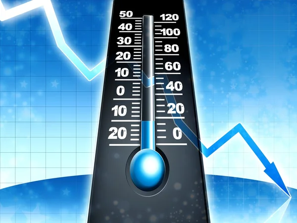 Cold temperature — Stock Photo, Image