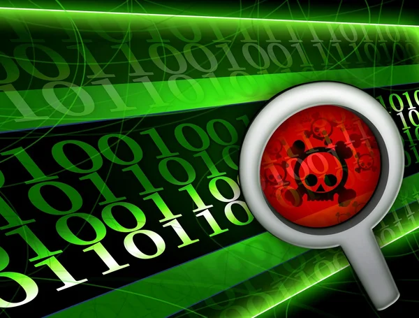 Pirata vírus hacker fundo — Fotografia de Stock