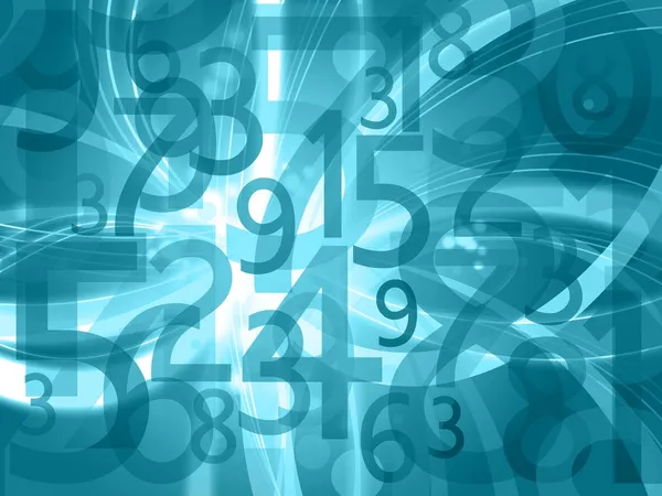 Abstract numbers background — Stock Photo, Image