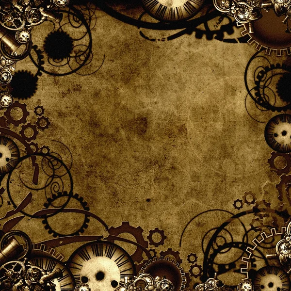 Steampunk tekstura tło — Zdjęcie stockowe