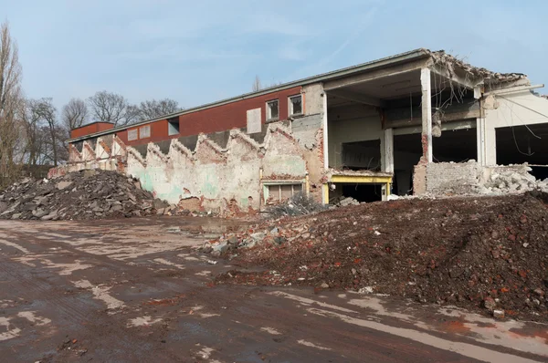 Παλιό εργοστάσιο καταστροφή — Φωτογραφία Αρχείου