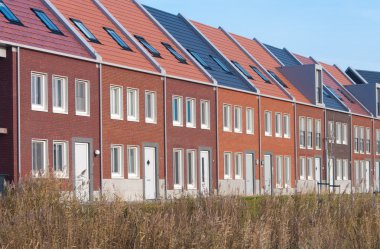 Terraced houses clipart