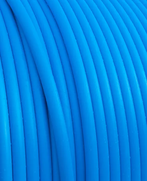 Blauwe kabel — Stockfoto