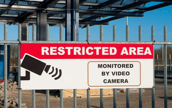 Restricted area — Stock Photo, Image