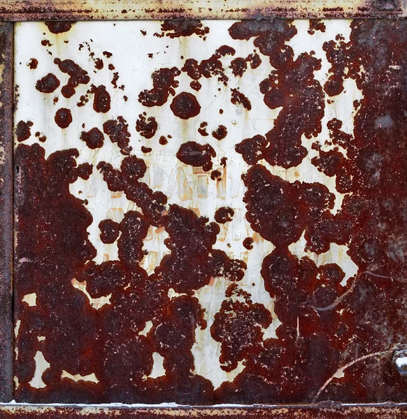 Superfície vermelha escura corroída. textura — Fotografia de Stock