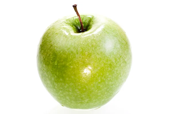 Green apple close up — Stock Photo, Image