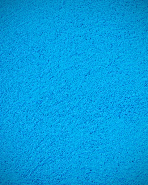 파란 페인트 벽의 질감 배경 — 스톡 사진