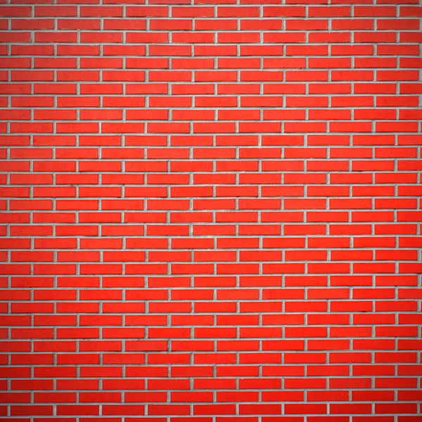 Текстура стены из красного кирпича или фон — стоковое фото