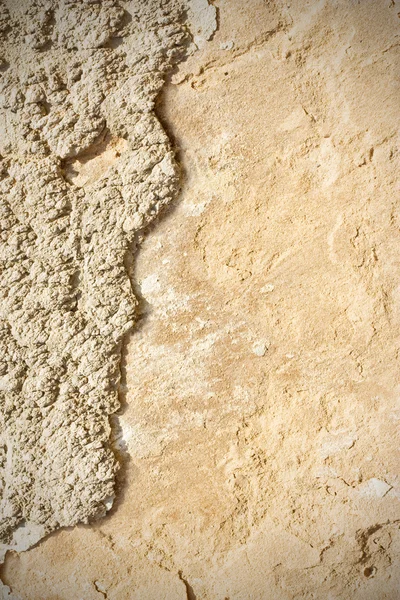 Beige plastered wall as grunge background — Stock Photo, Image