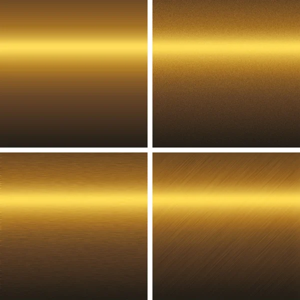 Coleção de textura de metal ouro — Fotografia de Stock