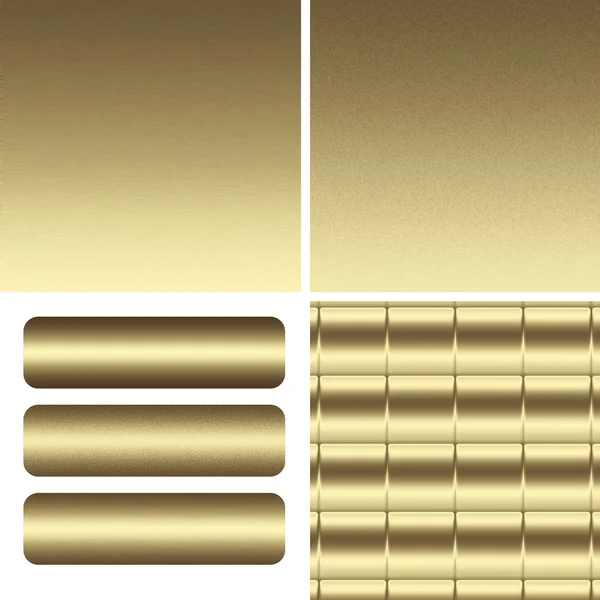 Gold strukturierte, Metallhintergründe und Tafeln zum Einfügen von Text oder Webdesign — Stockfoto