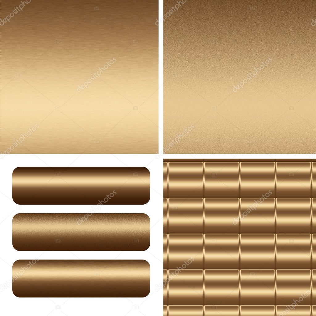 Gold textured,metal backgrounds and boards to insert text or web design