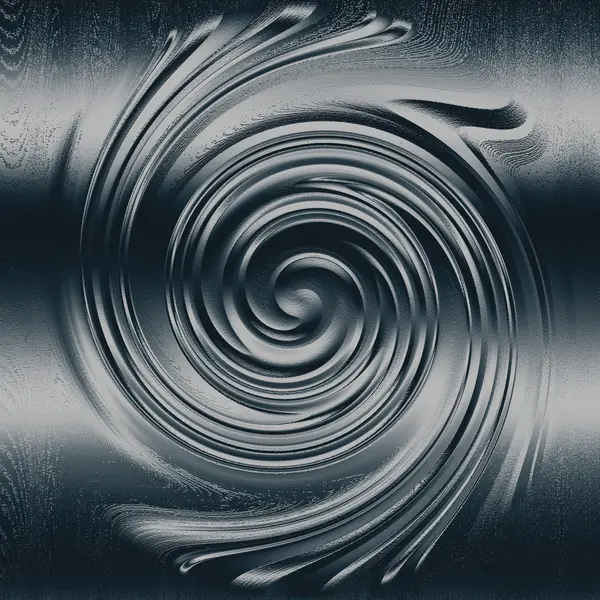 Abstracte spiraal metalen opluchting, zilver metalen helix te ontwerpen — Stockfoto