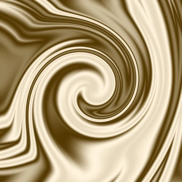 Satin aur matase tesatura helix o spirală de cafea netedă pentru a introduce text sau design — Fotografie, imagine de stoc