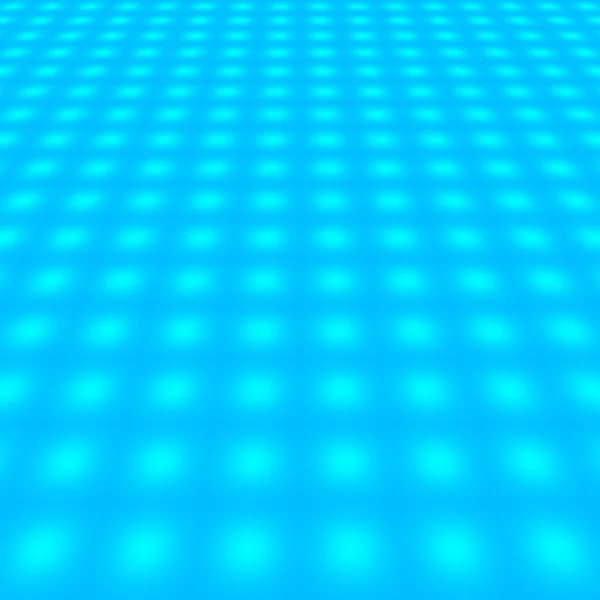 Perspectiva abstrata da grelha azul com pontos - para inserir texto ou desenho — Fotografia de Stock