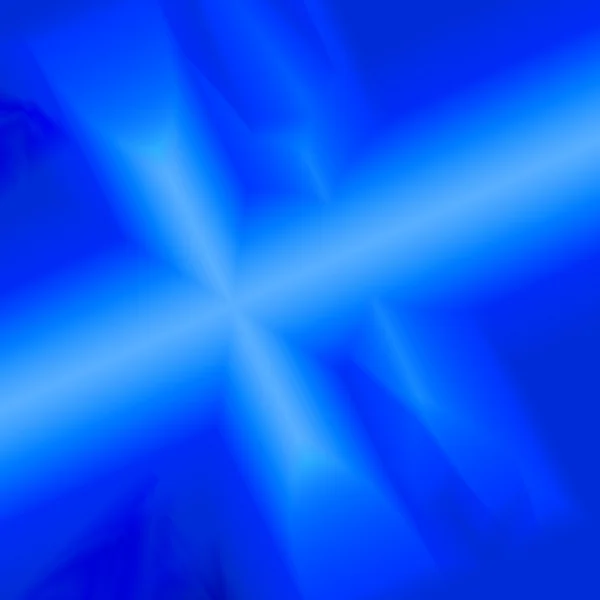 Blå abstrakt bakgrund och ljusa cross — Stockfoto