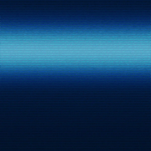 Feuille de métal bleu avec motif binaire zéro un, texture pour les concepteurs — Photo