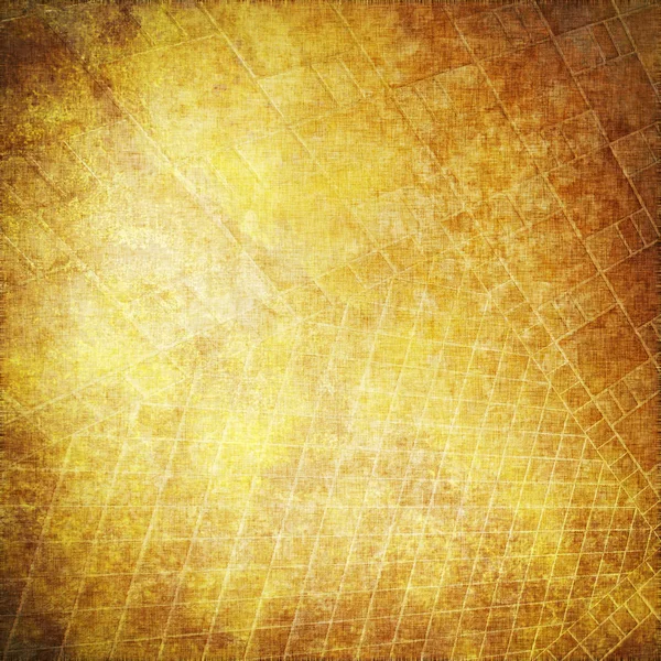 Old parchment paper, grunge background with grid — Stock Photo, Image