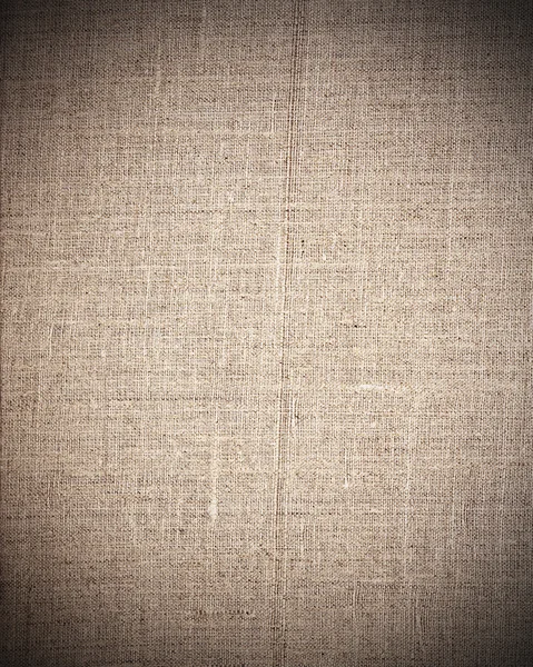 Aged beige fabric as vintage background for insert text or design — Stock Photo, Image