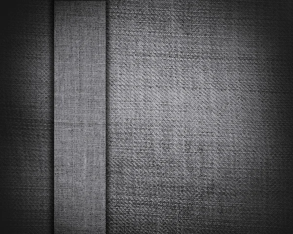 Tecido cinza com barra como fundo vintage — Fotografia de Stock