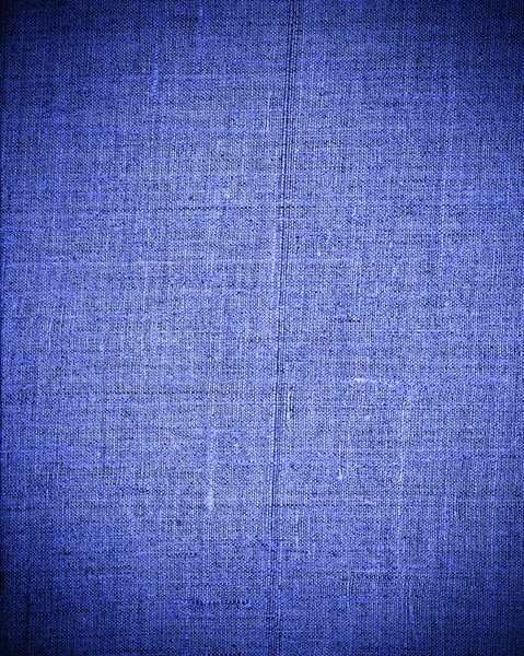 Blauwe canvas achtergrond of textuur — Stockfoto