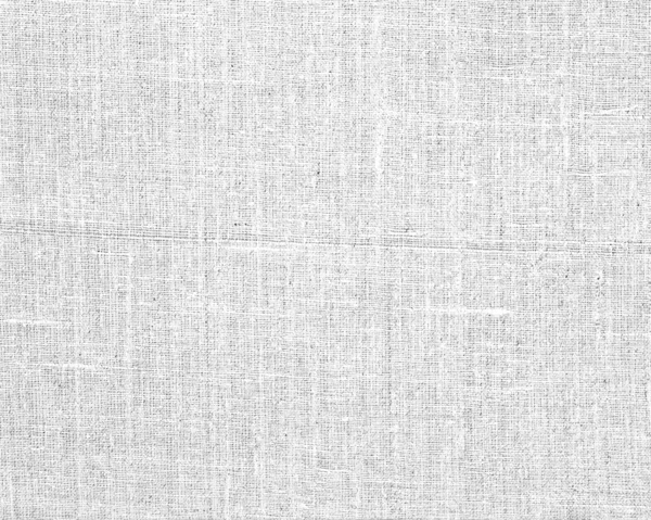 Weiße Leinwand Textur Hintergrund — Stockfoto