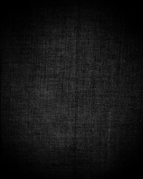 Preto fundo de lona escura ou textura — Fotografia de Stock