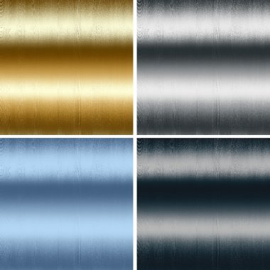 Metal textures backgrounds collection clipart