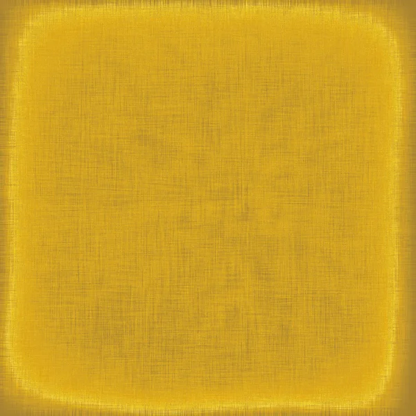 Gele doek textuur achtergrond met natuurlijke vignet — Stockfoto