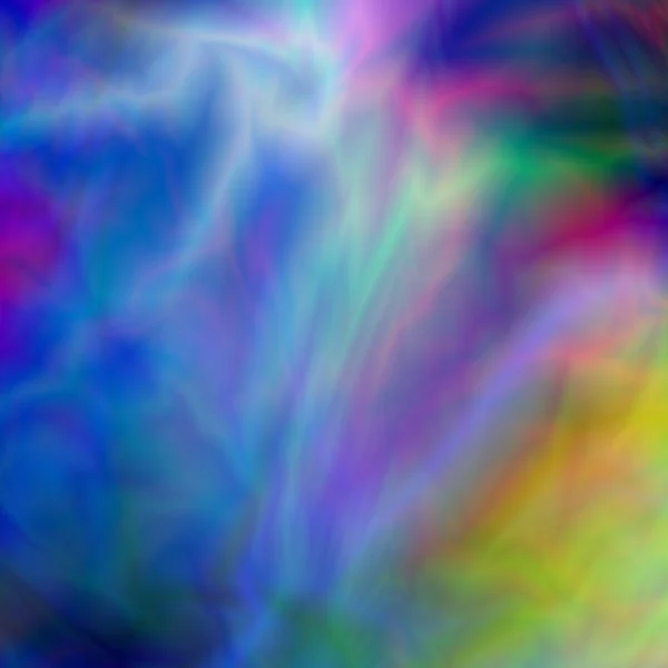 蓝色和彩虹抽象纹理 — 图库照片