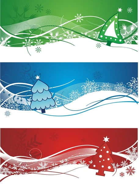 Christmas banner illustration vector — Stock Vector