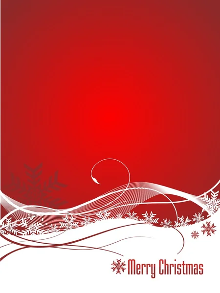 Merry christmas rode achtergrond — Stockvector