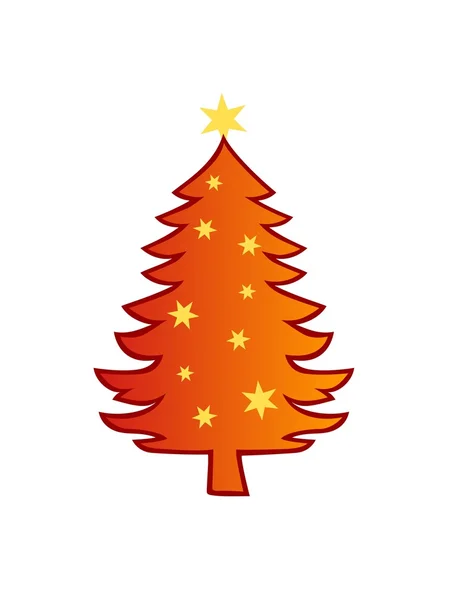 Kerstboom vector — Stockvector