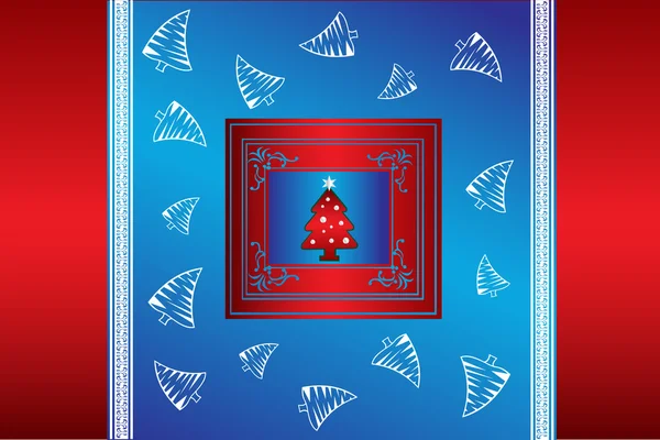 Prachtige abstracte achtergrond van Kerstmis — Stockvector