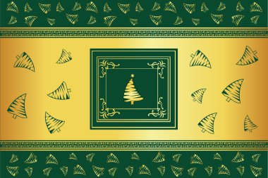 Beautiful abstract Christmas background with some tree clipart