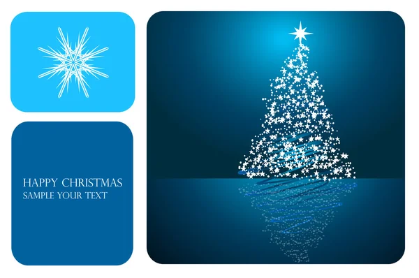 Beautiful abstract Christmas vector background — Stock Vector