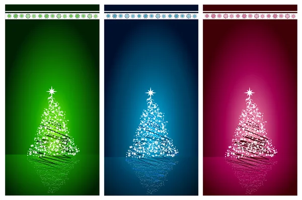 Prachtige abstracte kerst vector achtergrond — Stockvector